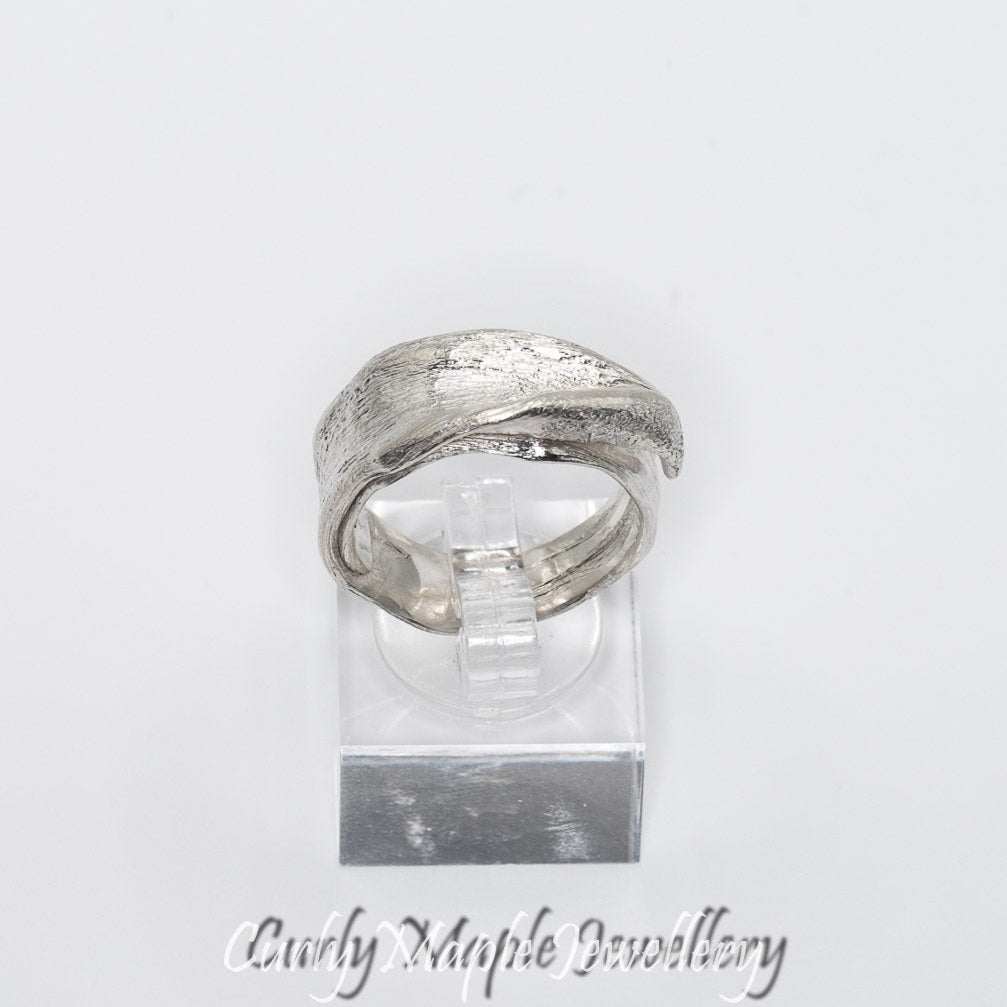 Organic Silver Ring