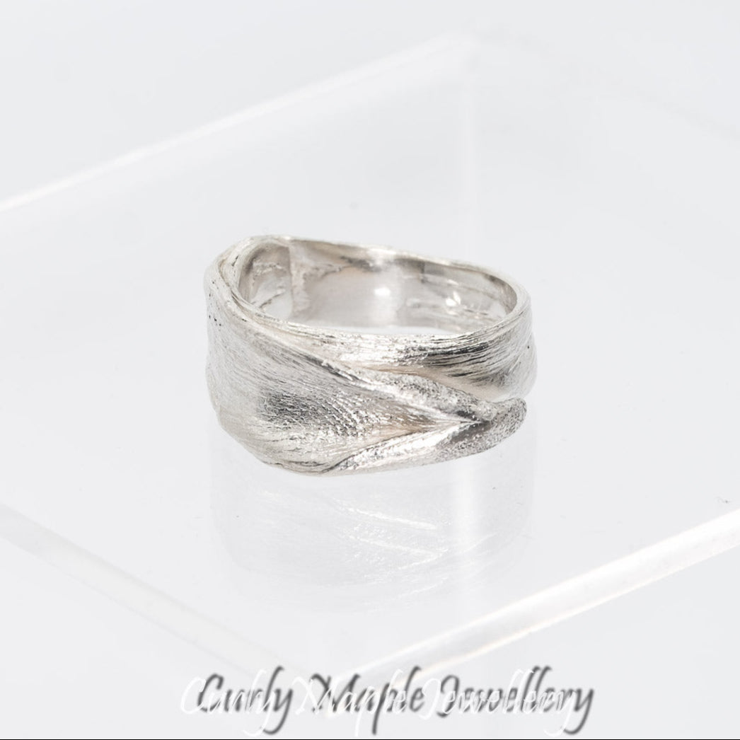 Organic Silver Ring