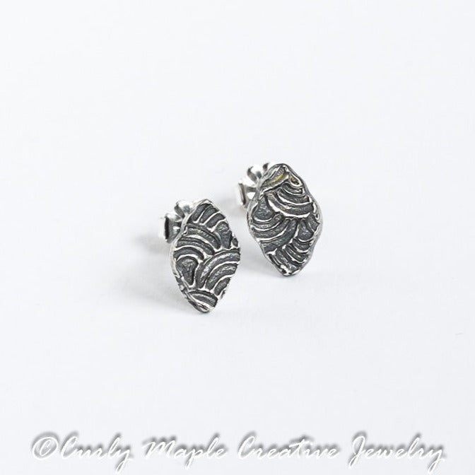 Tiny Multifoil Arch Silver Post Earring