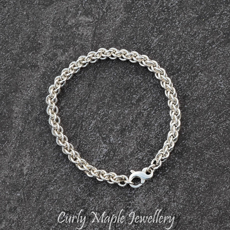 Jens Pind Chainmaille Silver Bracelet